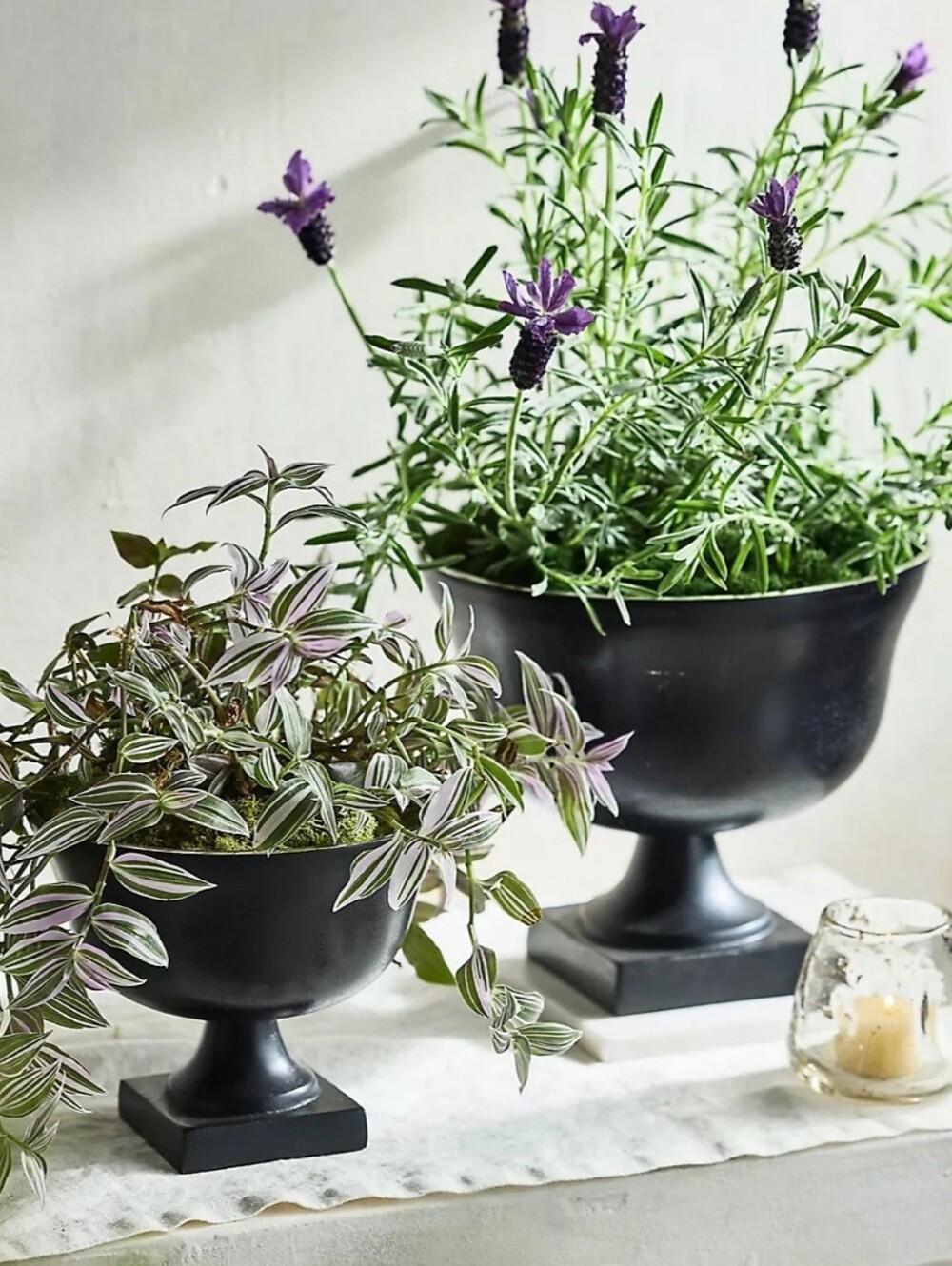 Terrain, Black Aluminum Wide Mouth Urn